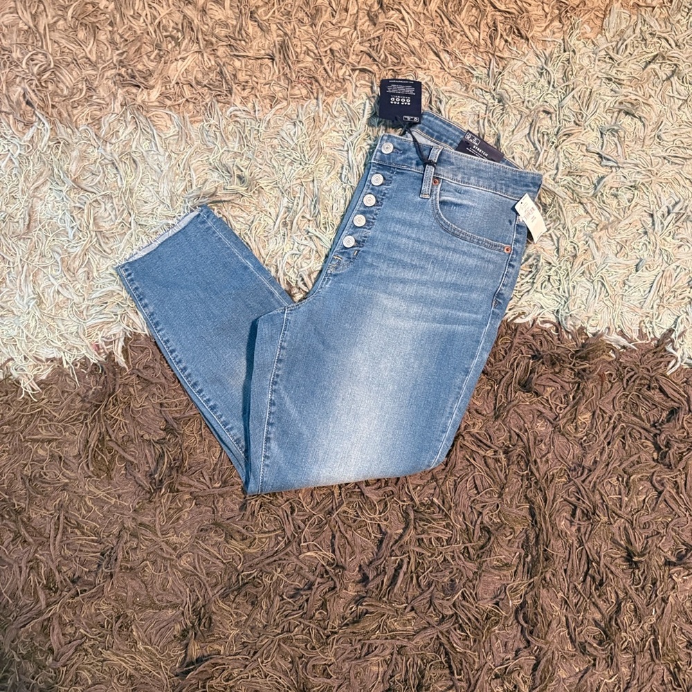 GAP High Rise Curvy True Skinny Ankle Blue Jeans for Women - Picture 4 of 15